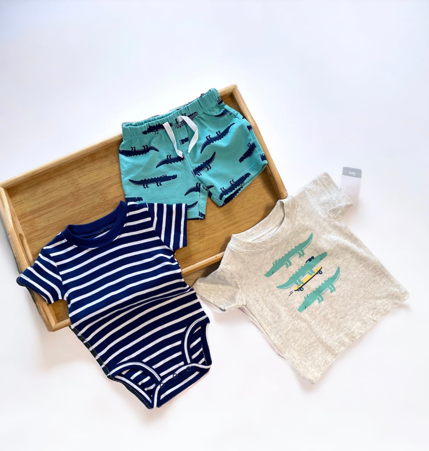 Baby Boys Skater Crocodile Outfit