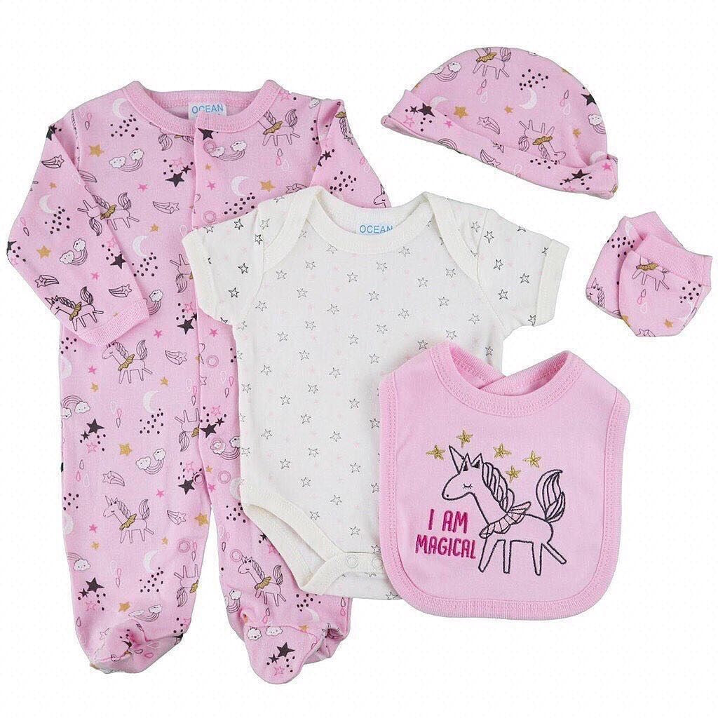 Baby Girl 5-piece Magical Gift Bundle