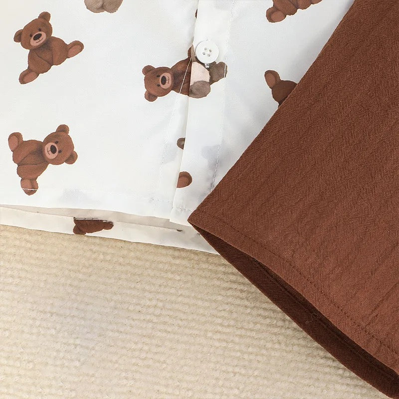 Baby 2-Pieces Teddy Bear Short Set